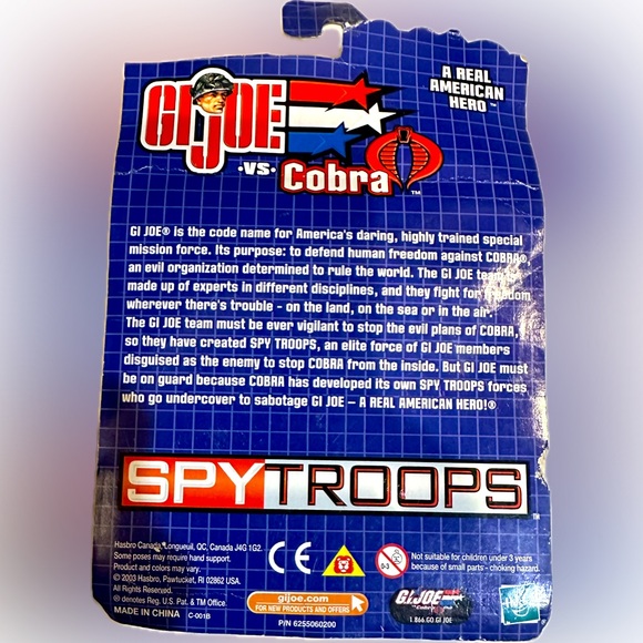 VTG Y2K 2003 GI JOE VS COBRA SPY TROOPS DESERT COBRA CLAWS SAND VIPER HASBRO TOY - Picture 5 of 6